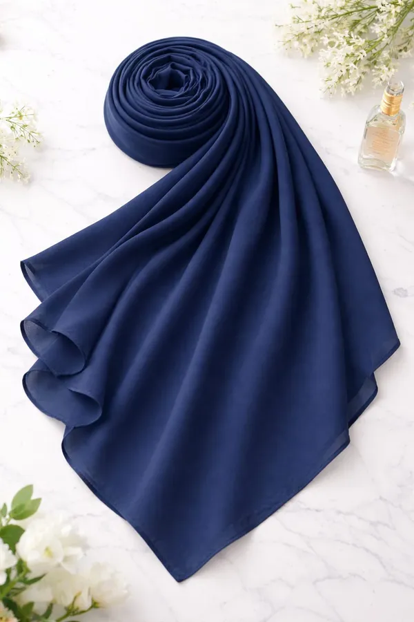 Navy_Blue_Georgette_Draped_Hijab_Scarf_For_Women