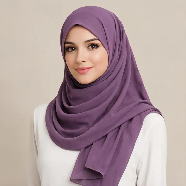 Orchid_Purple_Solid_Lightweight_Scarf_For_Women