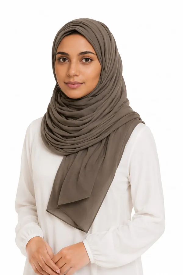 Olive_Taupe_Draped_Hijab_For_Women