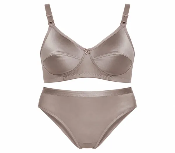Womens_Lace_Lingerie_Set_Wire_Free_Non_Padded_Bra_Panty