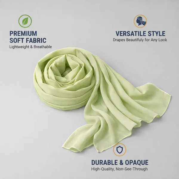 Pista_Green_Soft_Fabric_Draped_Hijab_Scarf_For_Women