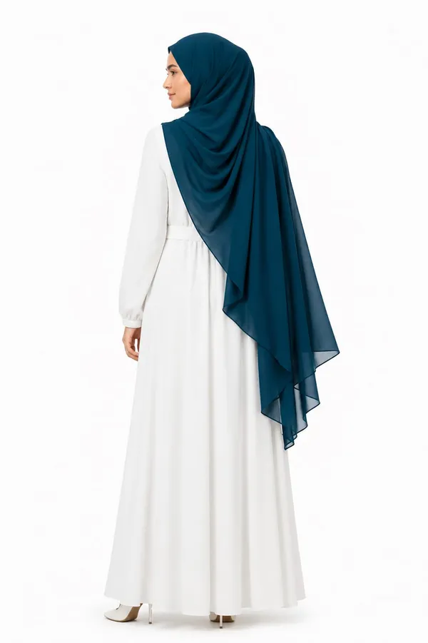 Peacock_Green_Georgette_Hijab_For_Women