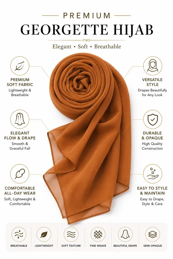 Rust_Brown_Solid_Draped_Hijab_Scarf_For_Women