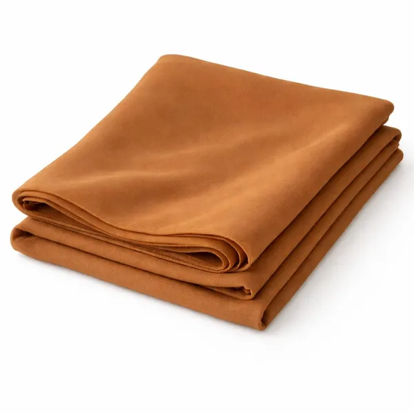 Rust_Brown_Solid_Draped_Hijab_Scarf_For_Women