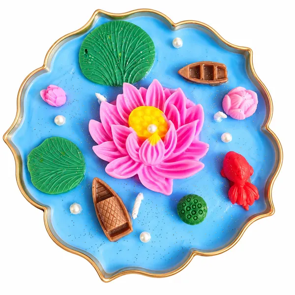 Decorative_Lotus_Pond_Urli_Candle