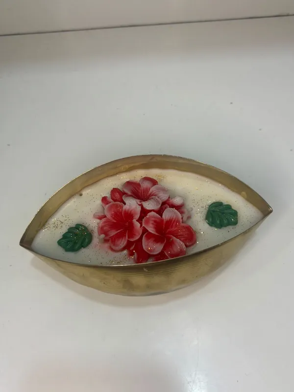 Floral_Boat_Candle