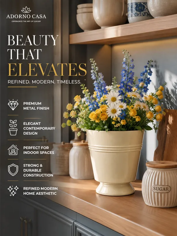 Azure_Royale_Urn_Planter_Ivory_Powder_Coated_Metal_Pedestal_Pot_