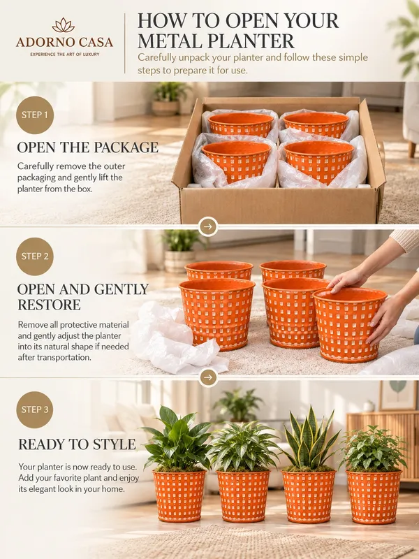 Cobalt_Sphere_Small_Grid_Orange_Powder_Coated_Metal_Pot_Set_of_4