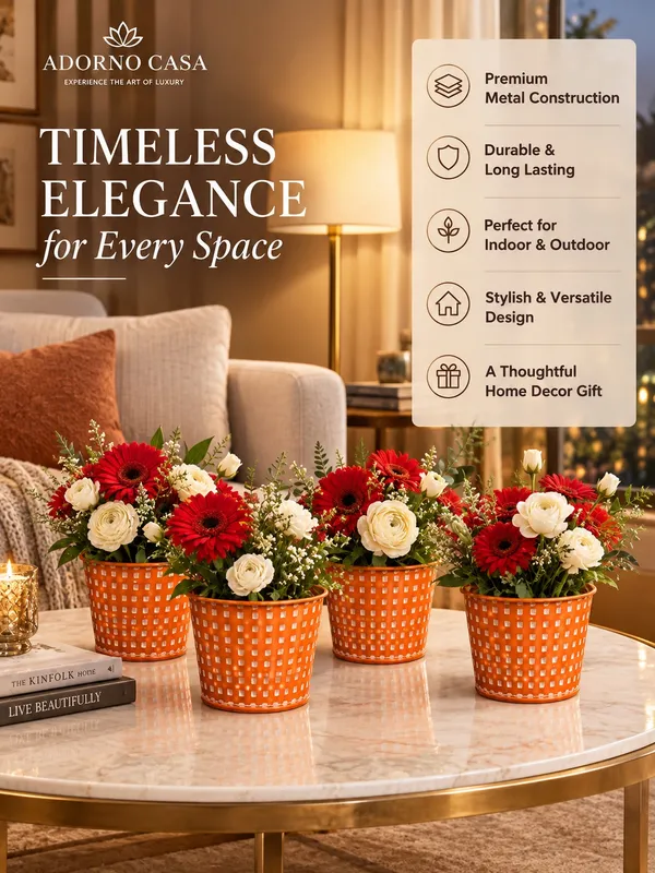 Cobalt_Sphere_Small_Grid_Orange_Powder_Coated_Metal_Pot_Set_of_4