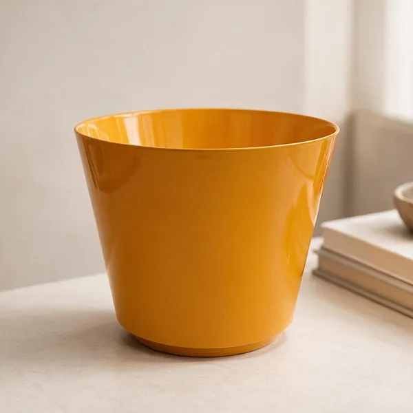 Yellow_Metal_Planter_Pot_For_Home_Gardening