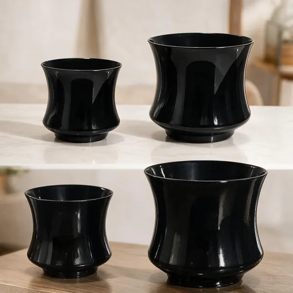 Black_Metal_Planter_For_Home_Gardening