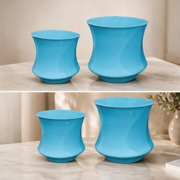 Blue_Metal_Planter_For_Home_Gardening