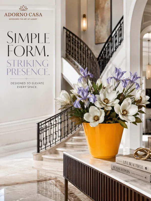 Sun_Royale_Azalea_Premium_Yellow_Powder_Coated_Metal_Pot_for_Living_Room_&_Balcony_