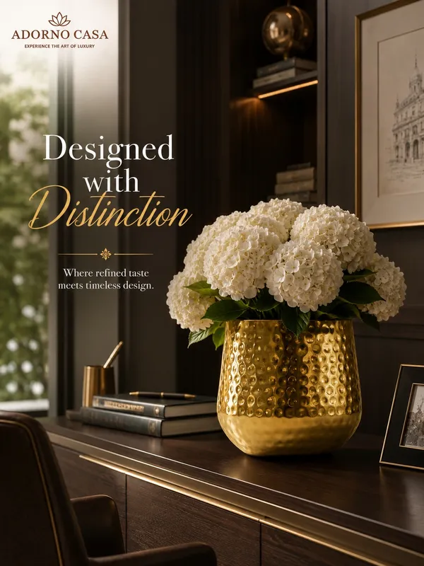 Aurum_Hammered_Gold_Finish_Metal_Accent_Vase