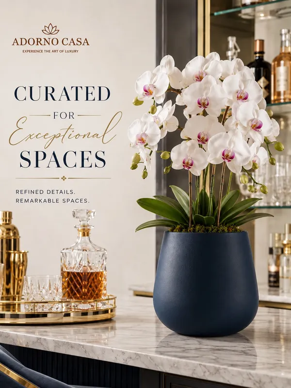 Noire_Sculpt_Matte_Navy_Blue_Powder-Coated_Metal_Vase
