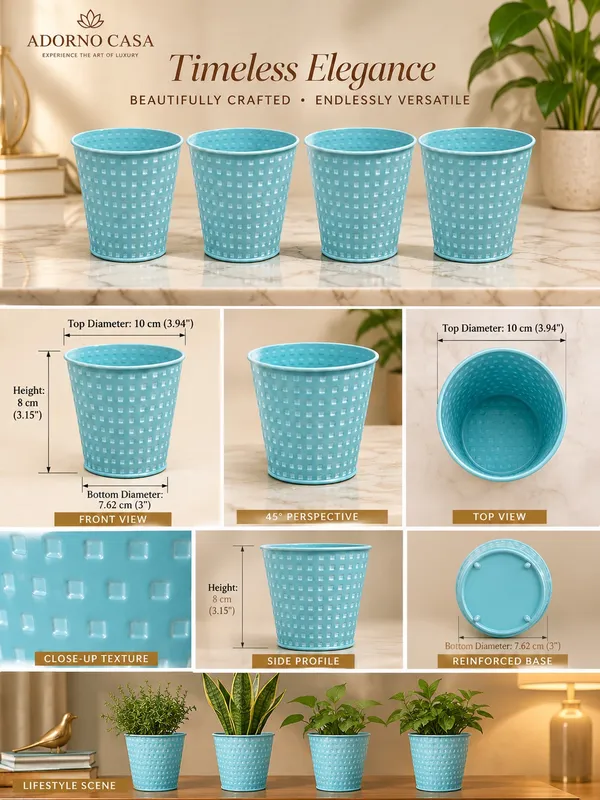 Cobalt_Sphere_Small_Grid_Light_Blue_Powder_Coated_Metal_Pot_Set_of_4
