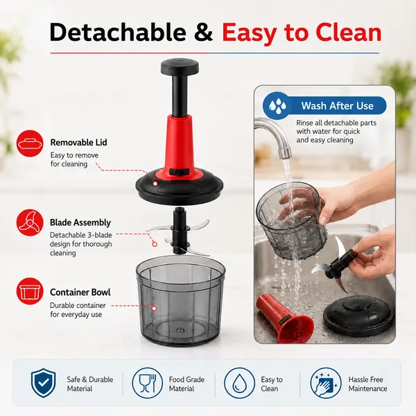 Red_Manual_Vegetable_Chopper