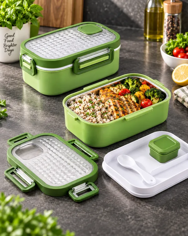 Green_Plastic_Travel_Solid_Lunch_Box