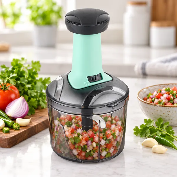 Black_Manual_Hand_Press_Vegetable_Chopper