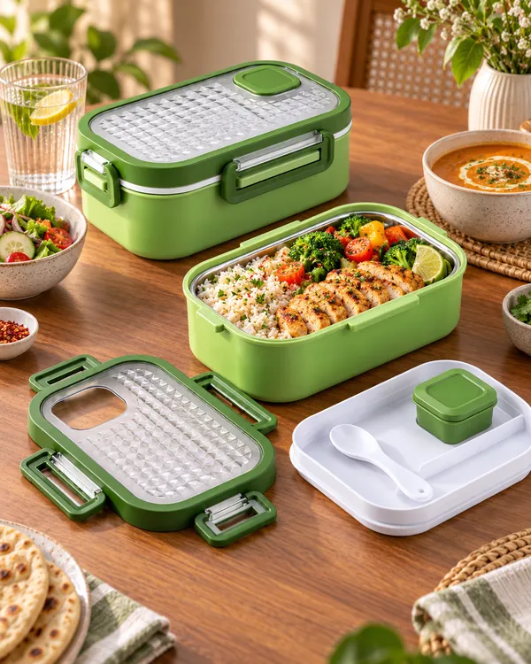 Green_Plastic_Travel_Solid_Lunch_Box