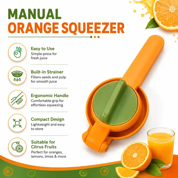 Orange_Plastic_Manual_Citrus_Juicer