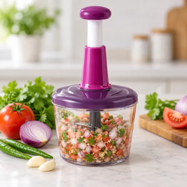 Transparent_Purple_Manual_Vegetable_Chopper