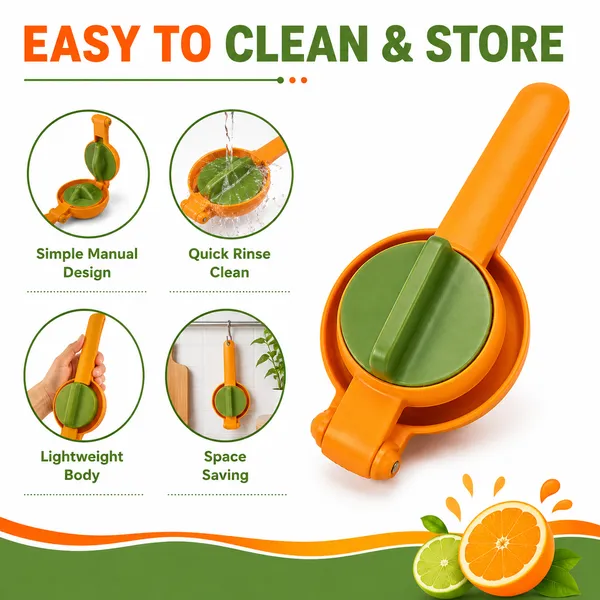 Orange_Plastic_Manual_Citrus_Juicer