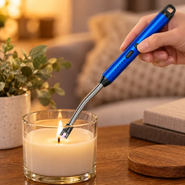 Blue_Flexible_Neck_Candle_And_Gas_Lighter