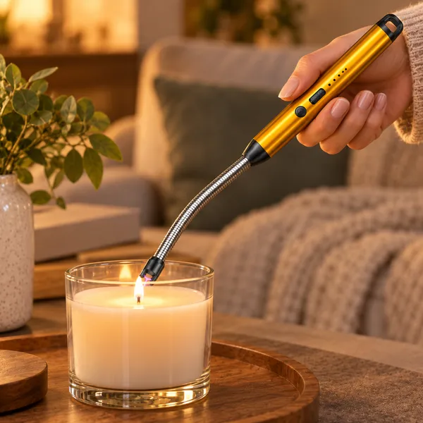 Yellow_Flexible_Neck_Electric_Candle_And_Gas_Lighter