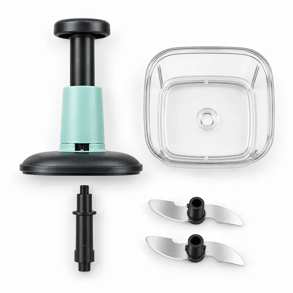 Transparent_Manual_Pull_Chopper_With_Bowl