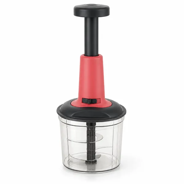 Transparent_Manual_Push_Vegetable_Chopper