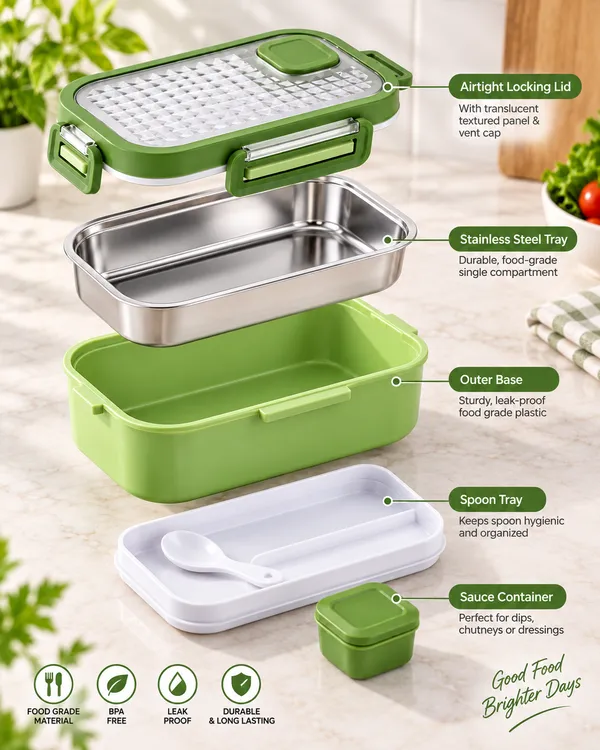 Green_Plastic_Travel_Solid_Lunch_Box