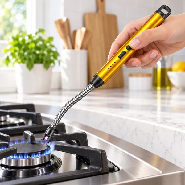 Yellow_Flexible_Neck_Electric_Candle_And_Gas_Lighter