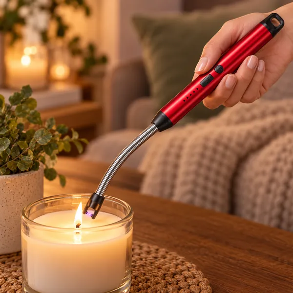Red_Electric_Arc_Lighter_With_Flexible_Neck
