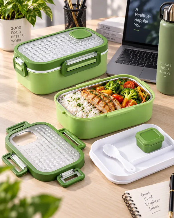 Green_Plastic_Travel_Solid_Lunch_Box