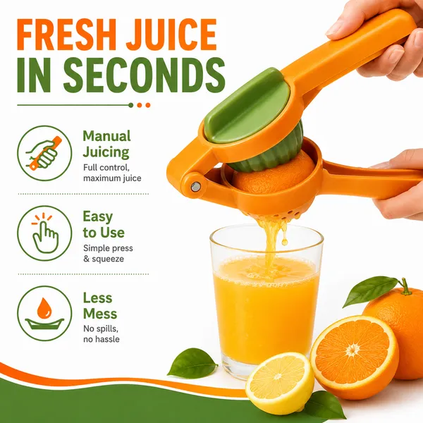 Orange_Plastic_Manual_Citrus_Juicer