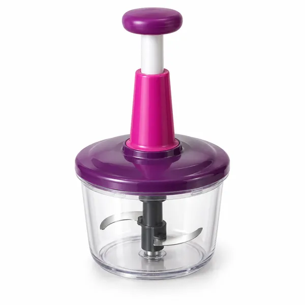Transparent_Purple_Manual_Vegetable_Chopper