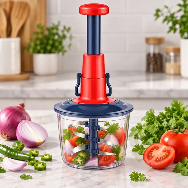 Transparent_Manual_Push_Vegetable_Chopper