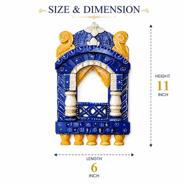 Wooden_Traditional_Blue_Gold_Pooja_Mandir_Wall_Decor