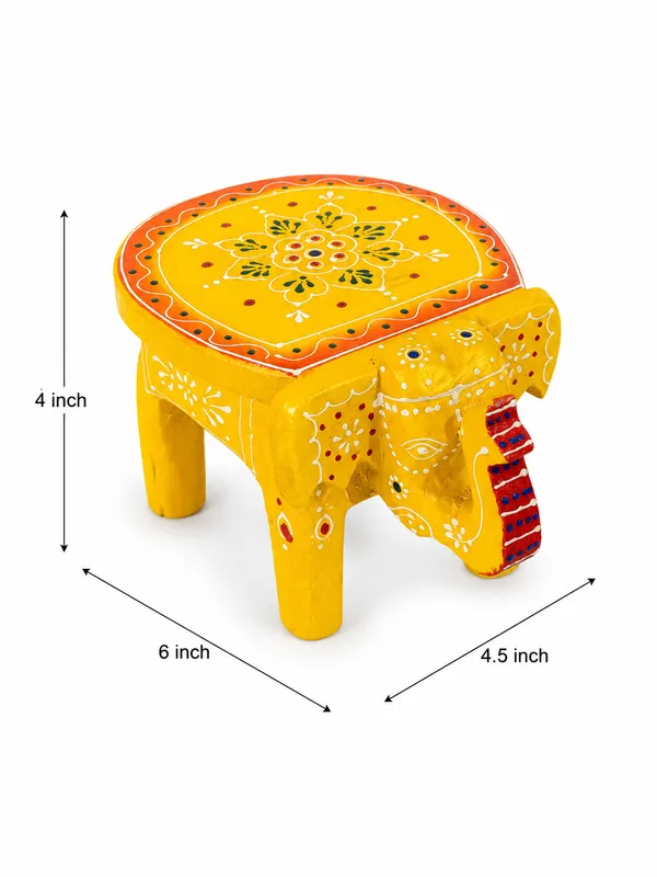 Hand-Painted_Wooden_Elephant_Stool_–_Set_of_2