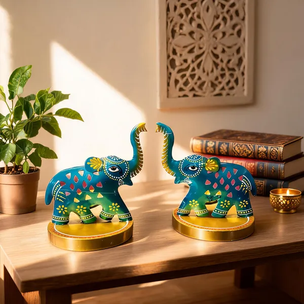 Metal_Decorative_Elephant_Motif_Table_Lamp_Set_Of_2