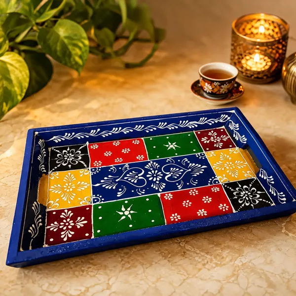 Wooden_Traditional_Floral_Print_Serving_Tray