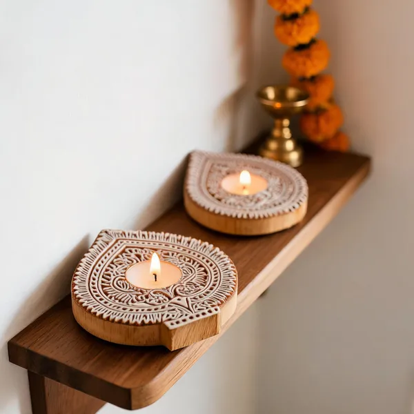Wooden_Festive_Mandala_Tealight_Holder_Set_Of_2
