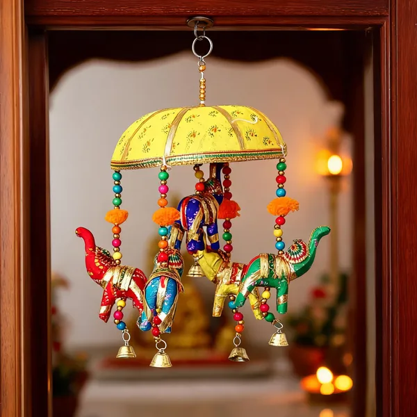 Fiber_Decorative_Elephant_Motif_Hanging_Bell_Chime