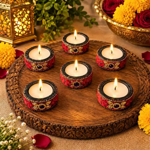 Fiber_Lakh_Festive_Embellished_Tealight_Holder_Set_Of_6