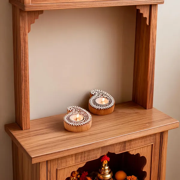 Wooden_Decorative_Paisley_Pattern_Tealight_Holder_Set_Of_2