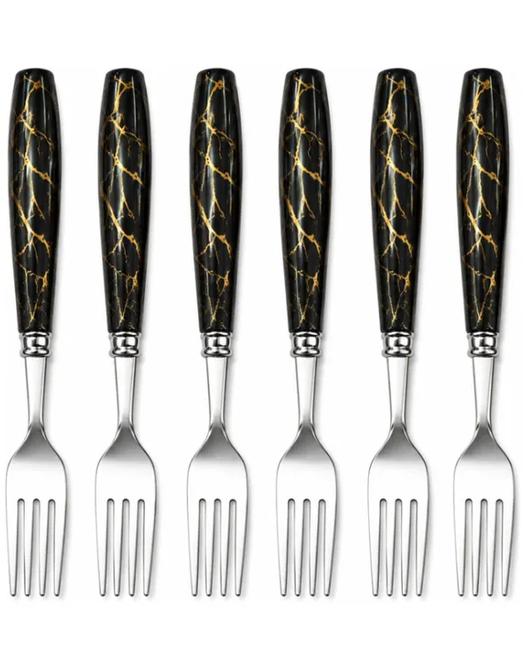 Stainless_Steel_Marble_Pattern_Dinner_Fork_Set
