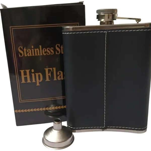 Stainless_Steel_Hip_Flask_With_Faux_Leather