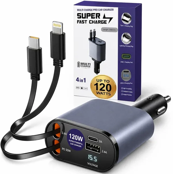 4_In_1_Car_Charger_With_Retractable_Cable
