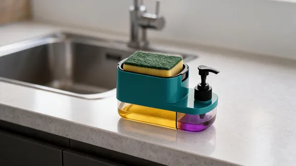 Countertop_Dish_Soap_Dispenser_With_Sponge_Holder